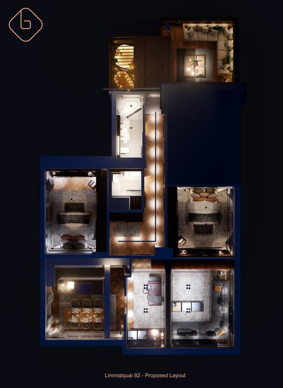 Le Bijou Lq82 Spectacular Limmatview Penthouse Apartment Zurich Ngoại thất bức ảnh